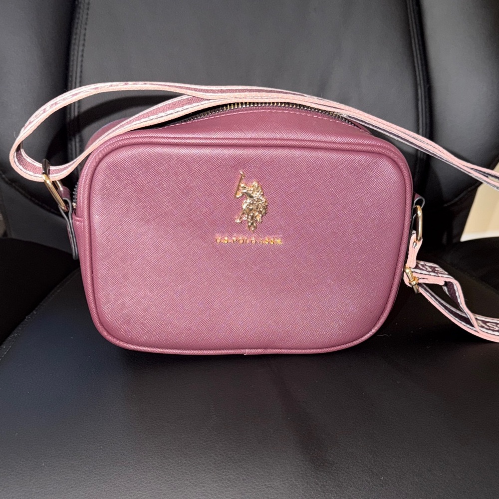 U.S. Polo Assn. Plum Crossbody Bag